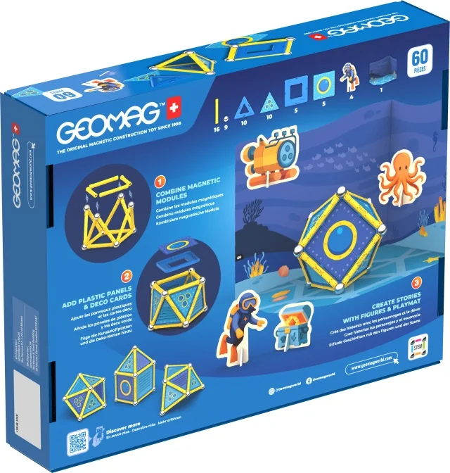 Geomag Stories Oceán magnetická stavebnice 60 dílků