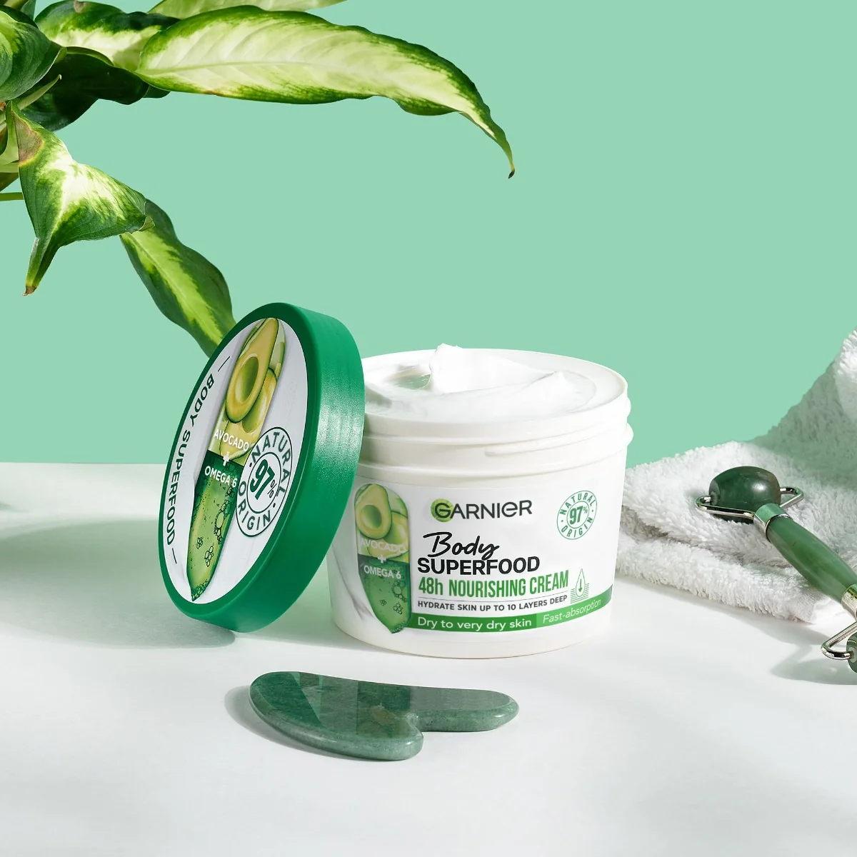 Garnier Body SuperFood Tělový krém s avokádem 380 ml