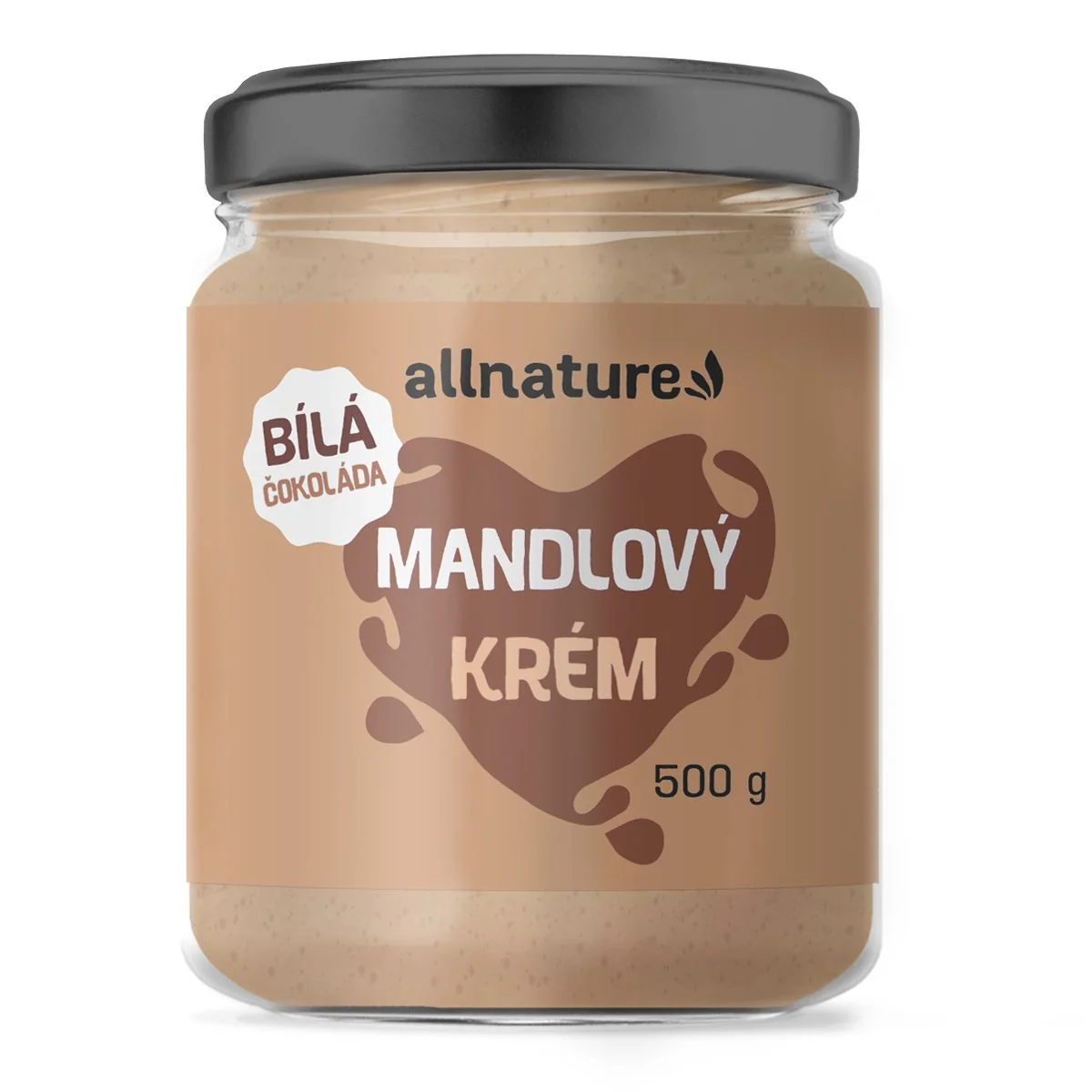 Allnature Mandlový krém s bílou čokoládou 500 g