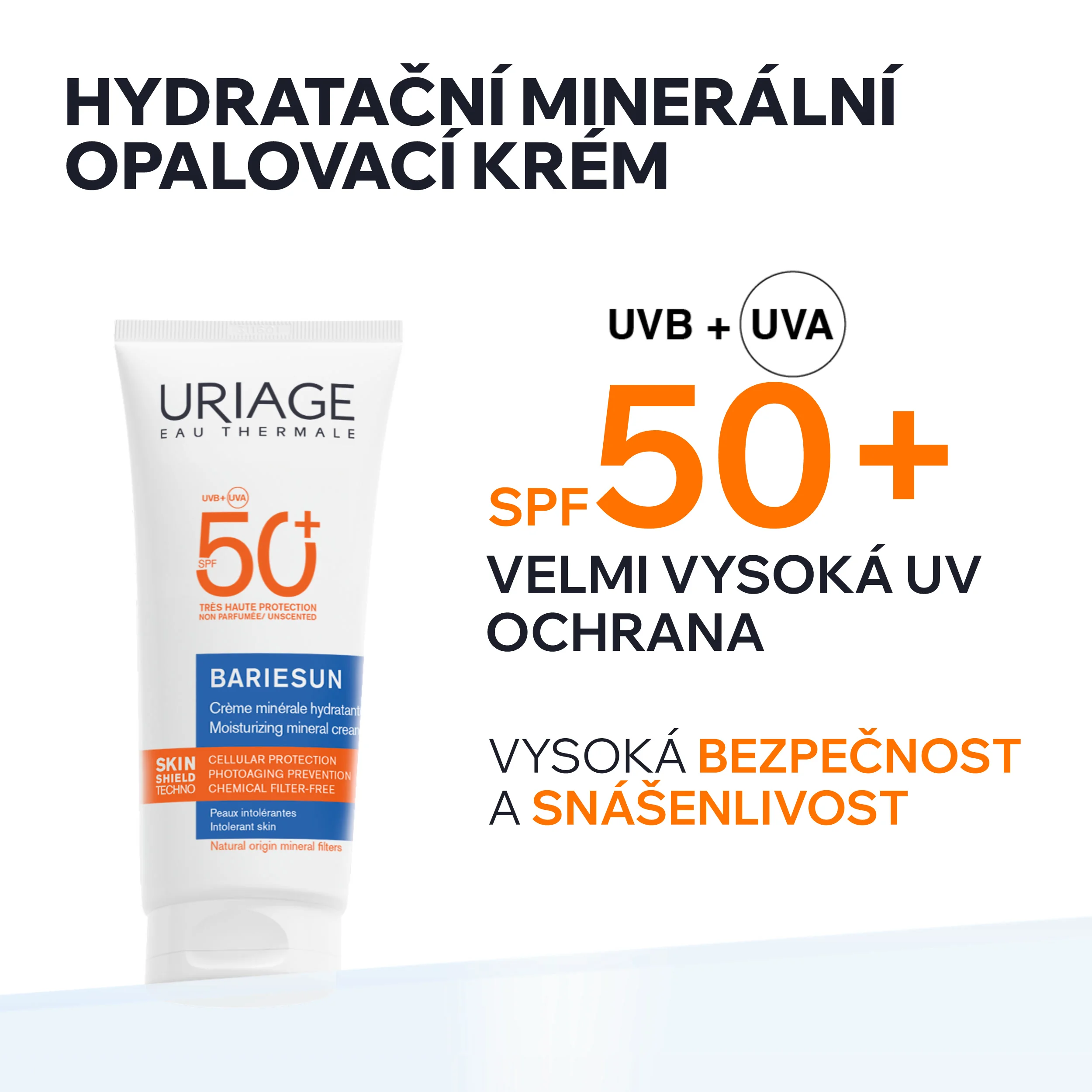 Uriage Bariésun Minerální opalovací krém SPF50+ 100 ml