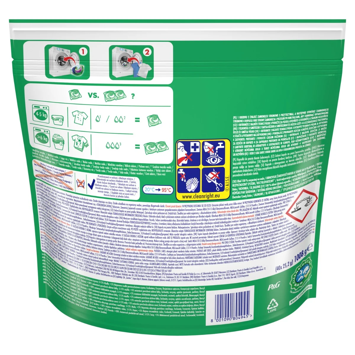 Ariel Fiber Protection Prací kapsle 40 ks