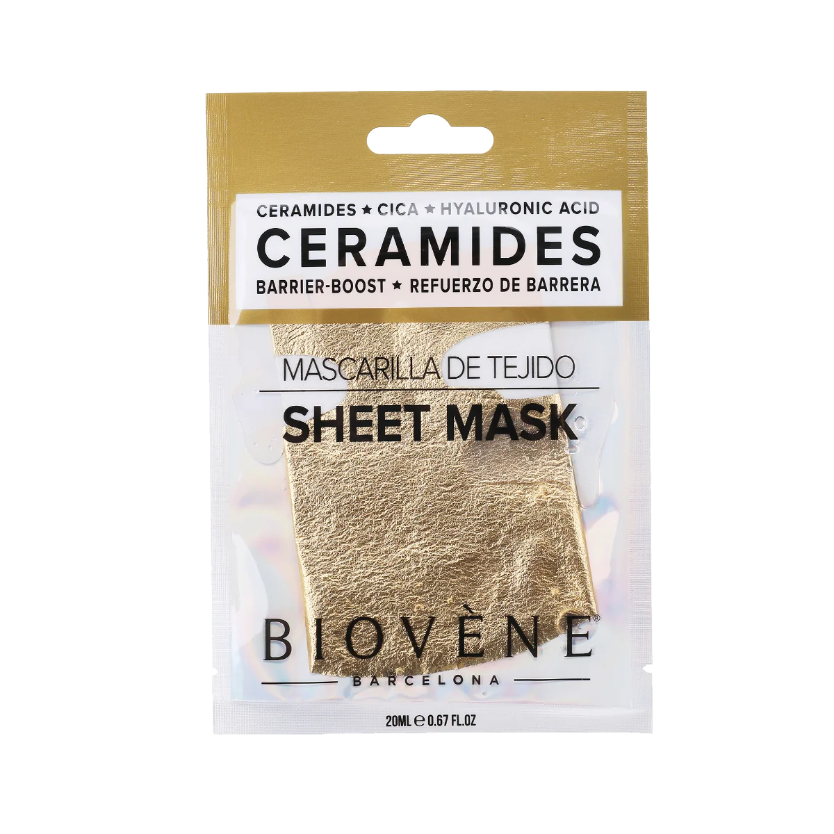 BIOVÉNE Ceramides plátýnková maska s CICA 20 ml