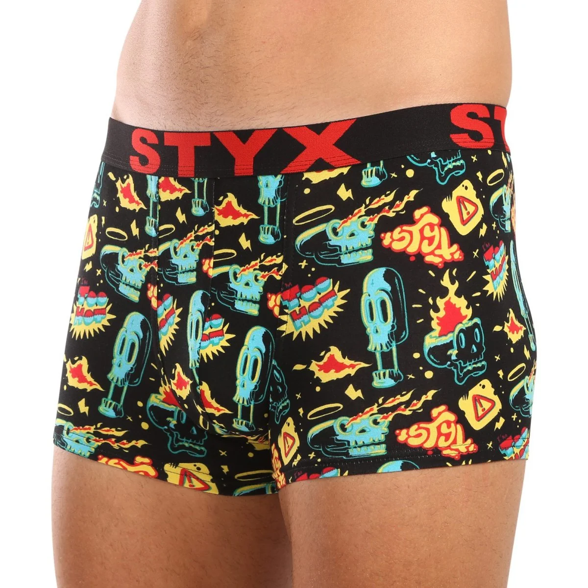 Styx 6PACK pánské boxerky art sportovní guma vícebarevné (6G13198780) XXL