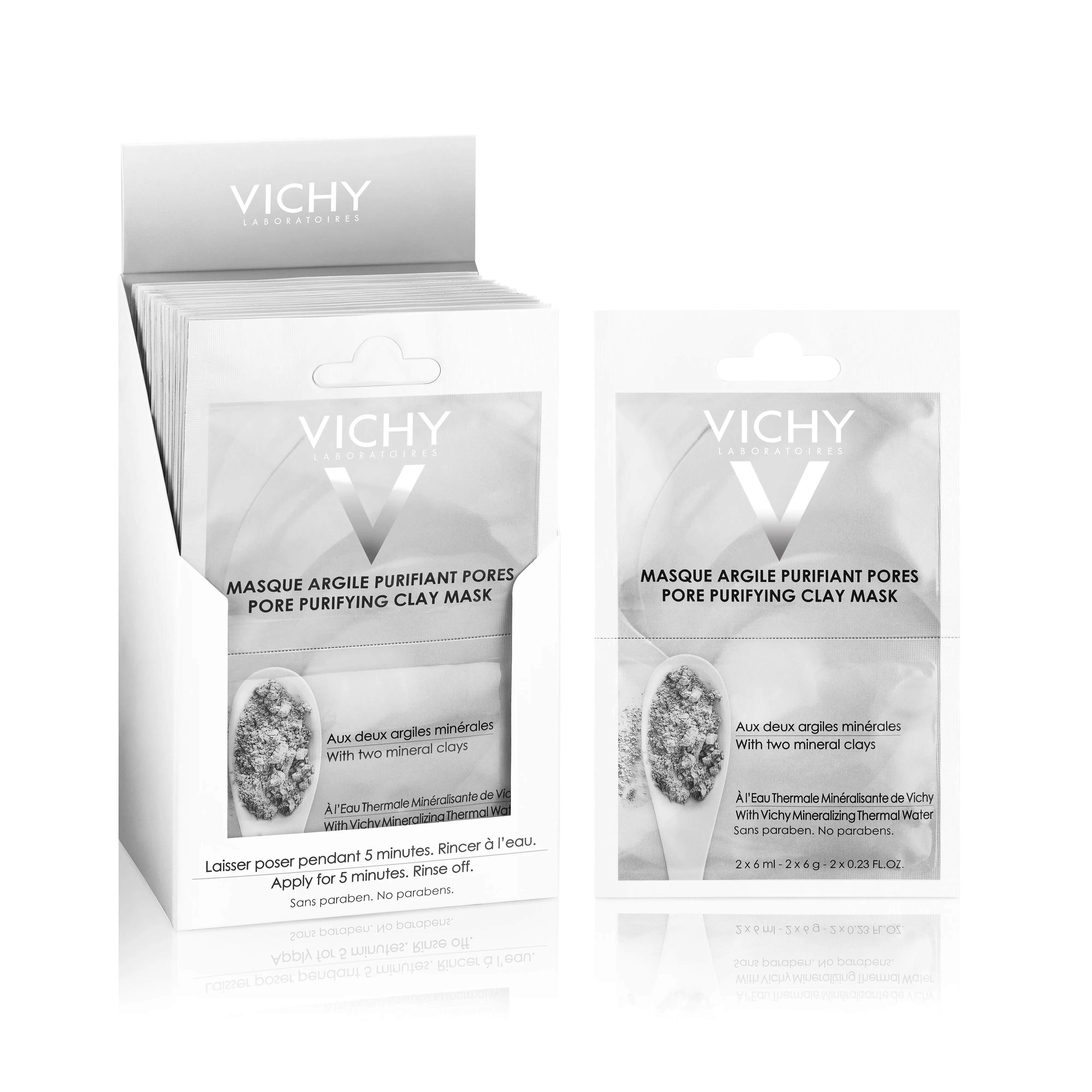 Vichy Pureté thermale Čistící jílová maska 2x6 ml
