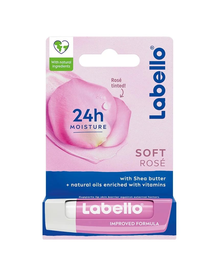 Labello Soft Rosé balzám na rty 5,5 ml