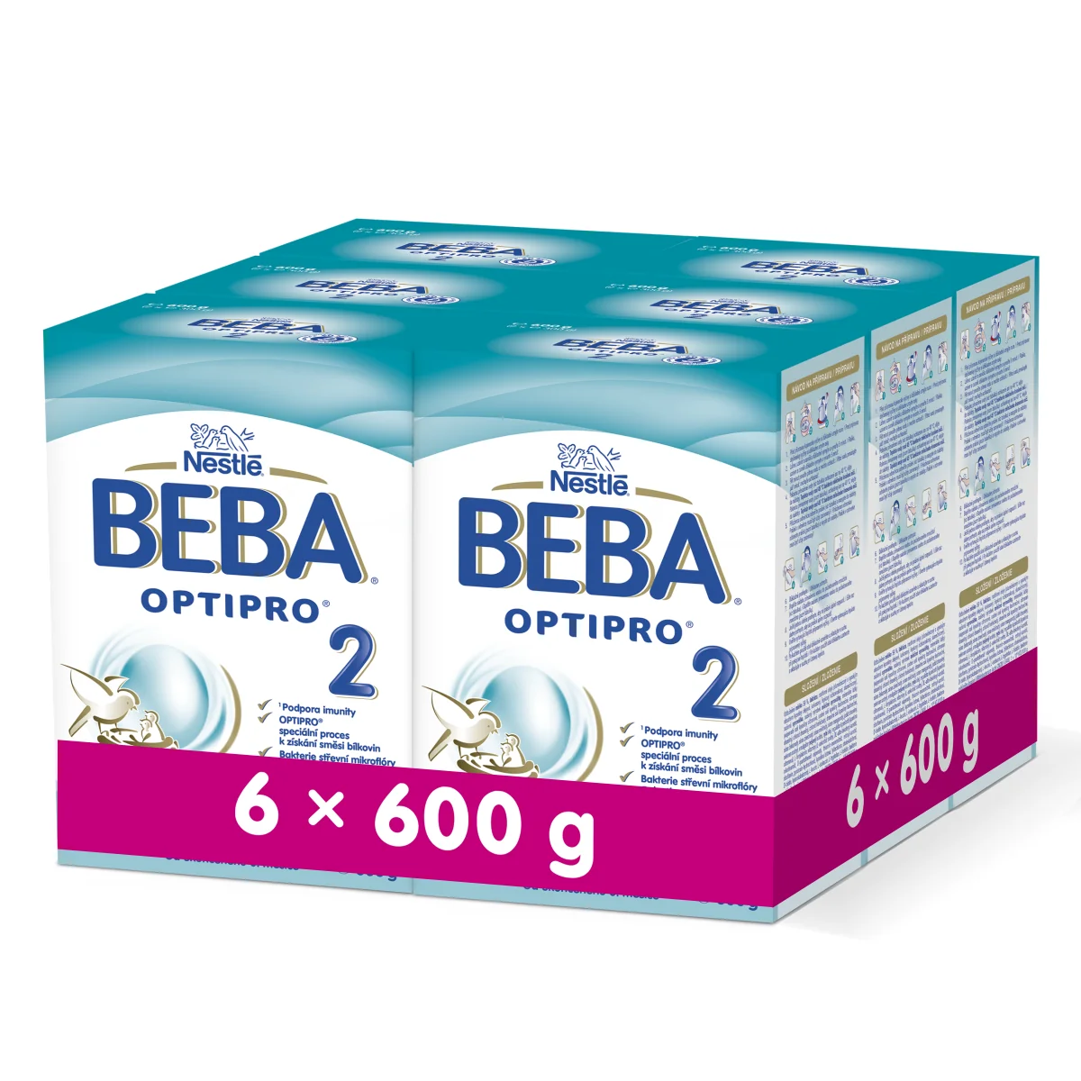 BEBA OPTIPRO 2 6x600 g