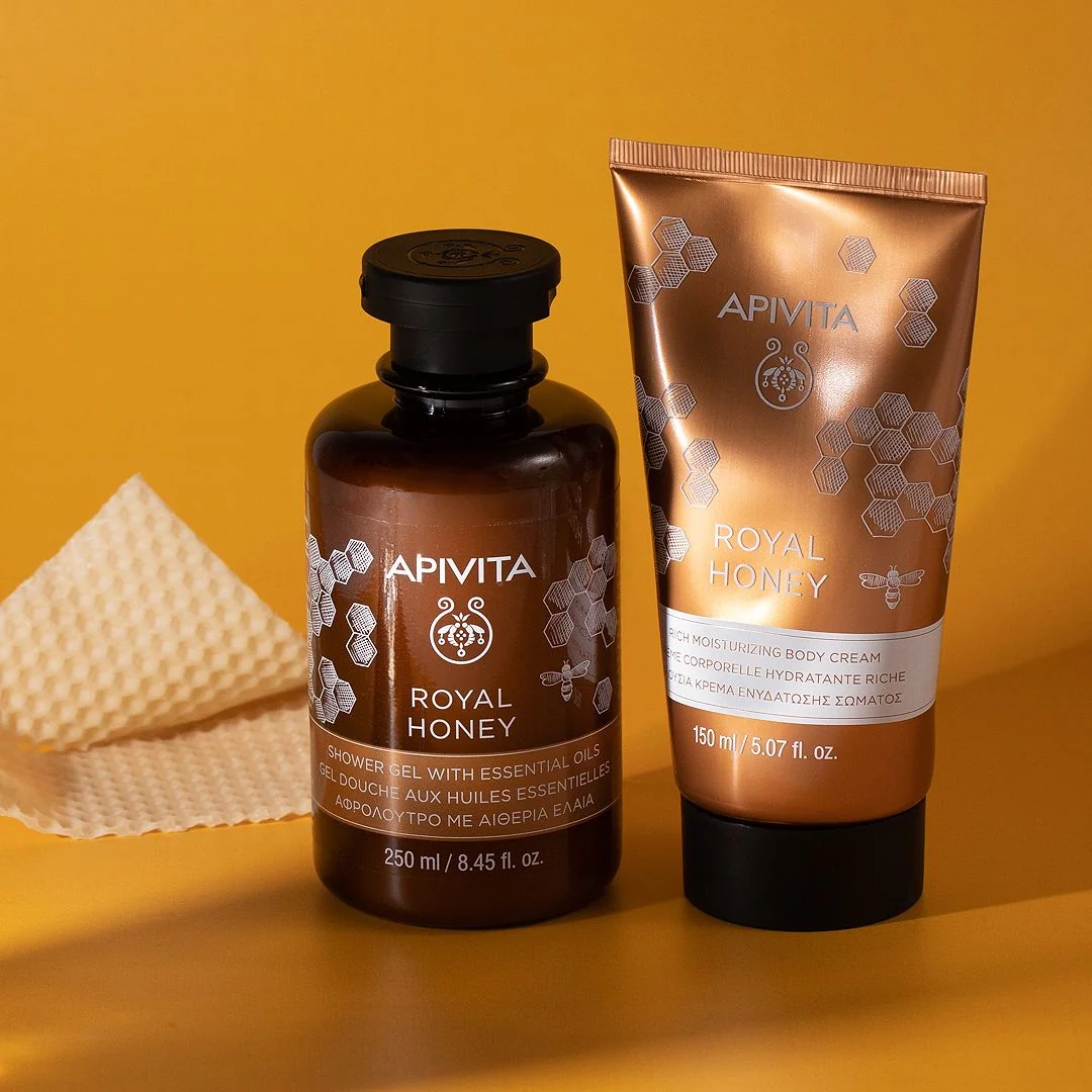 APIVITA Royal Honey sprchový gel s esenciálními oleji 250 ml