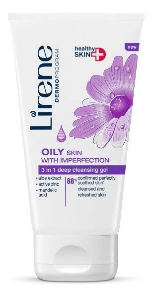 Lirene HS+ Mastná pleť čistící gel 150 ml