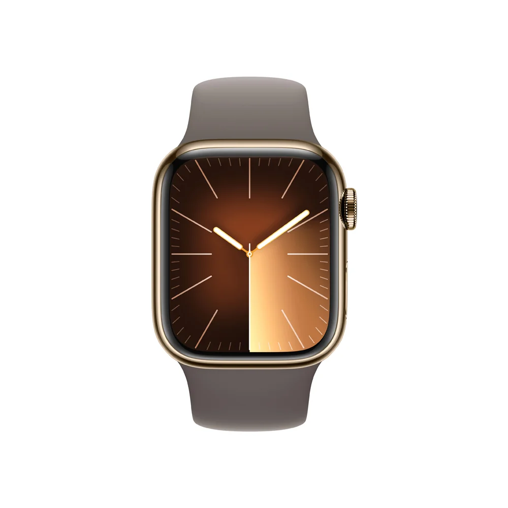 Apple Watch S9 Cellular 41 mm sport band S/M smart hodinky Gold/Clay