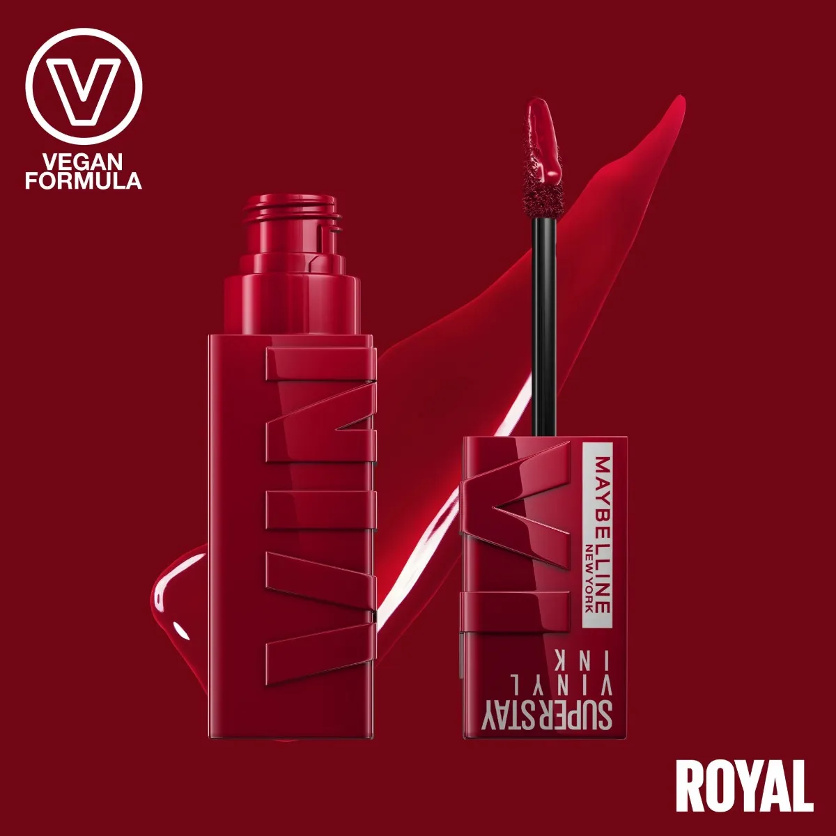 Maybelline SuperStay Vinyl Ink odstín 55 Royal tekutá rtěnka 4,2 ml