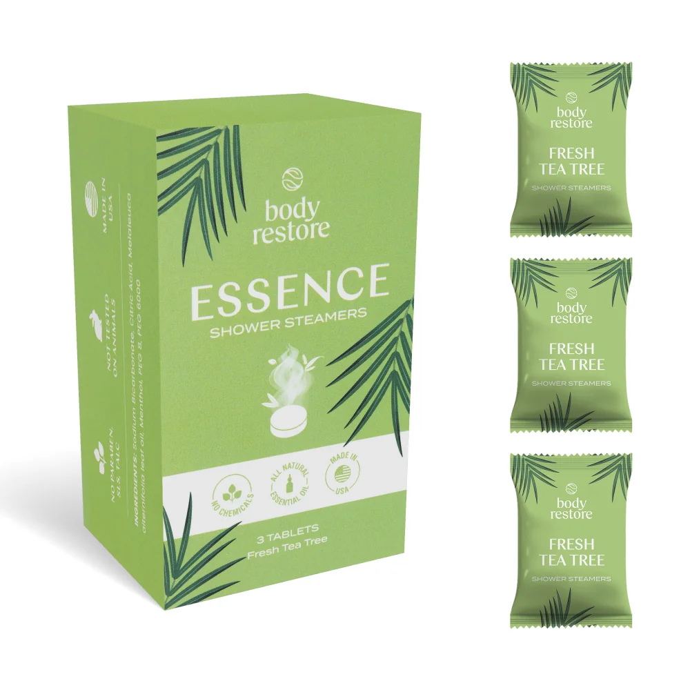 Body Restore Aromatické tablety do sprchy tea tree 3 ks