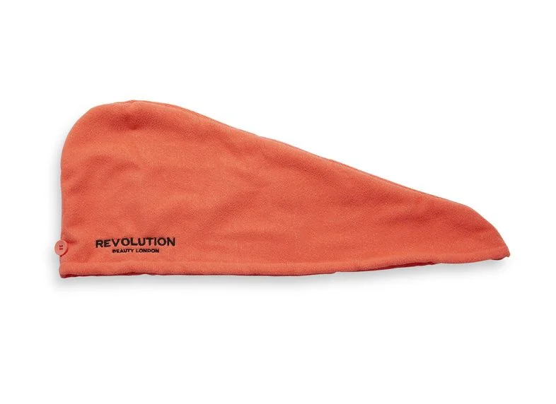 Revolution Haircare Microfibre Hair Wrap White/Coral péče o vlasy 2 ks