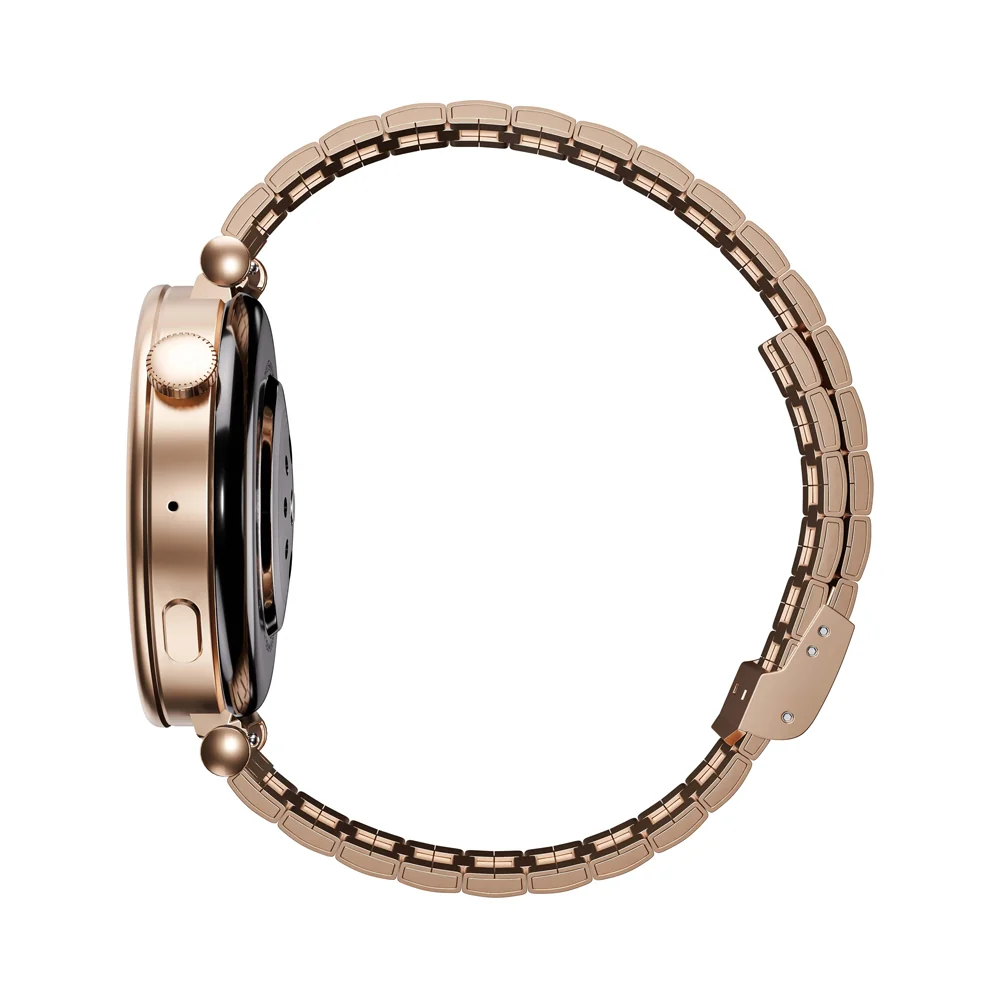 Garett Smartwatch chytré hodinky Rose Gold Solid Steel