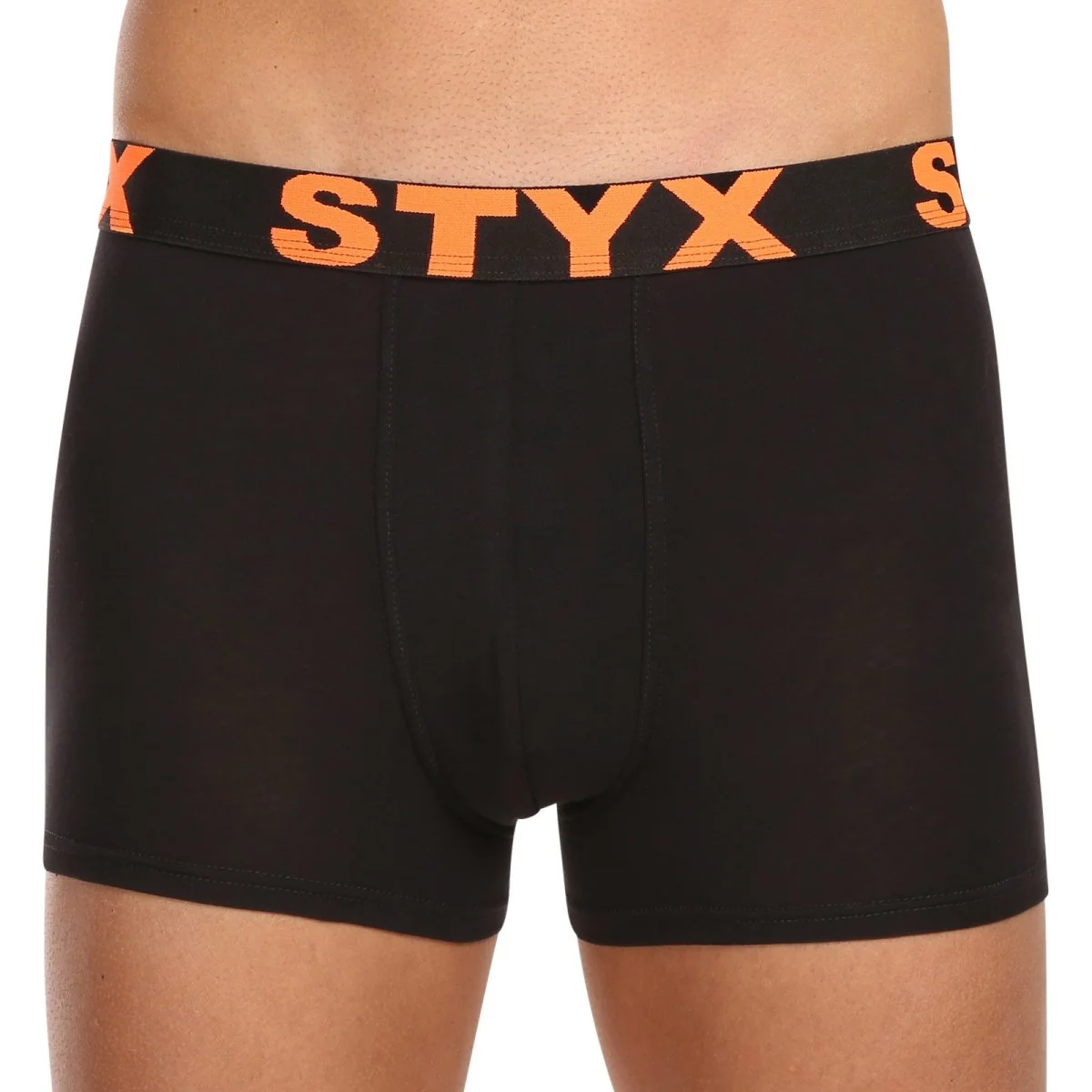 Styx 5PACK pánské boxerky sportovní guma černé (5G9602) XXL