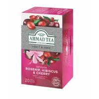 Ahmad Tea Rosehip & Cherry porcovaný čaj 20 x 2 g