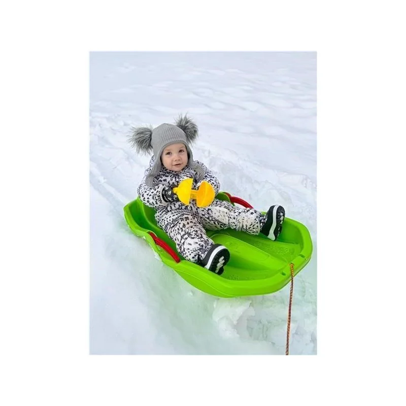Baby Mix Plastové boby s opěradlem a brzdami  SPEED BOB modré