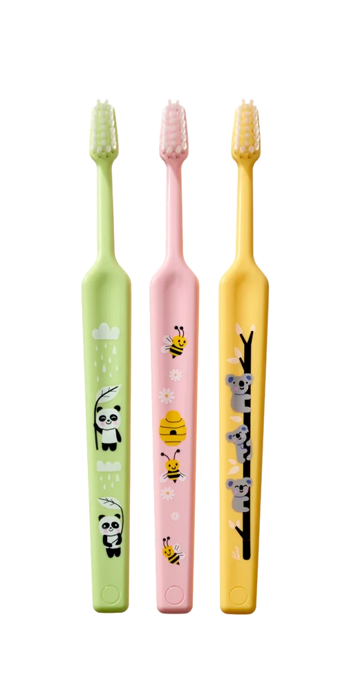 Tepe Mini X-soft dětský zubní kartáček 3 ks mix barev