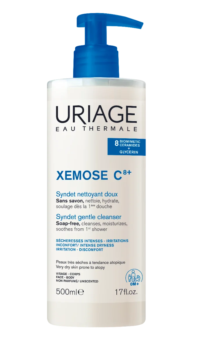 Uriage Xémose C8+ Mycí gel pro velmi suchou až atopickou pokožku 500 ml