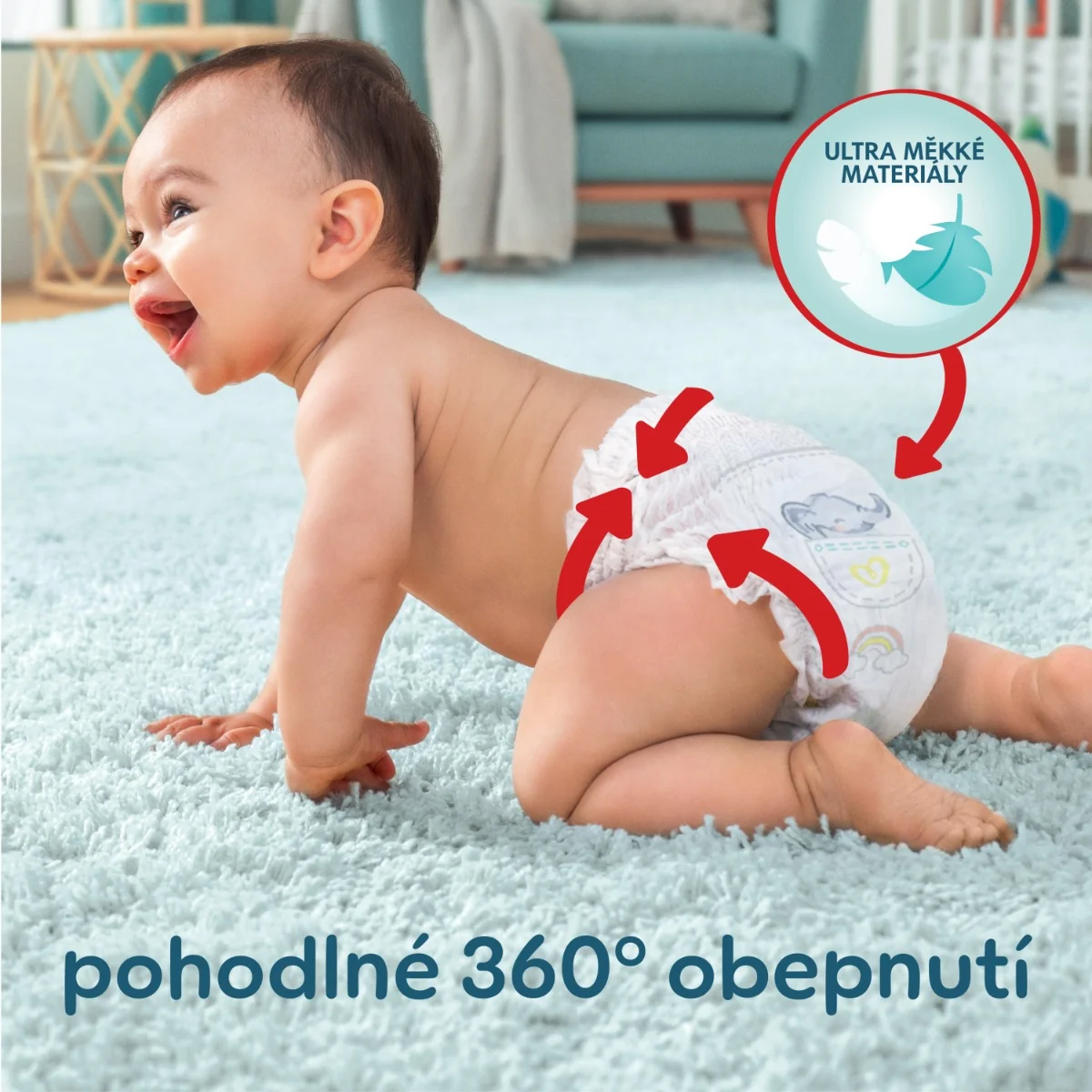 Pampers Premium Care Pants vel. 7 15+ kg plenkové kalhotky 27 ks