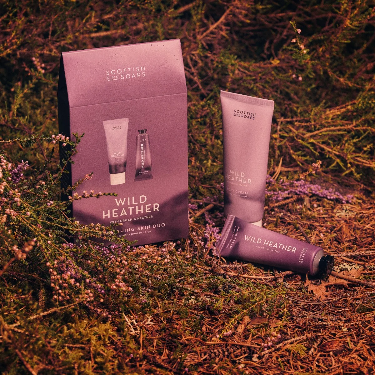 Scottish Fine Soaps Wild Heather Sada péče o tělo 2 ks