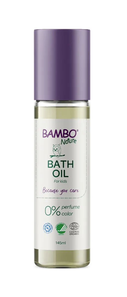 Bambo Nature Tělový olej po koupeli neparfémovaný 145 ml