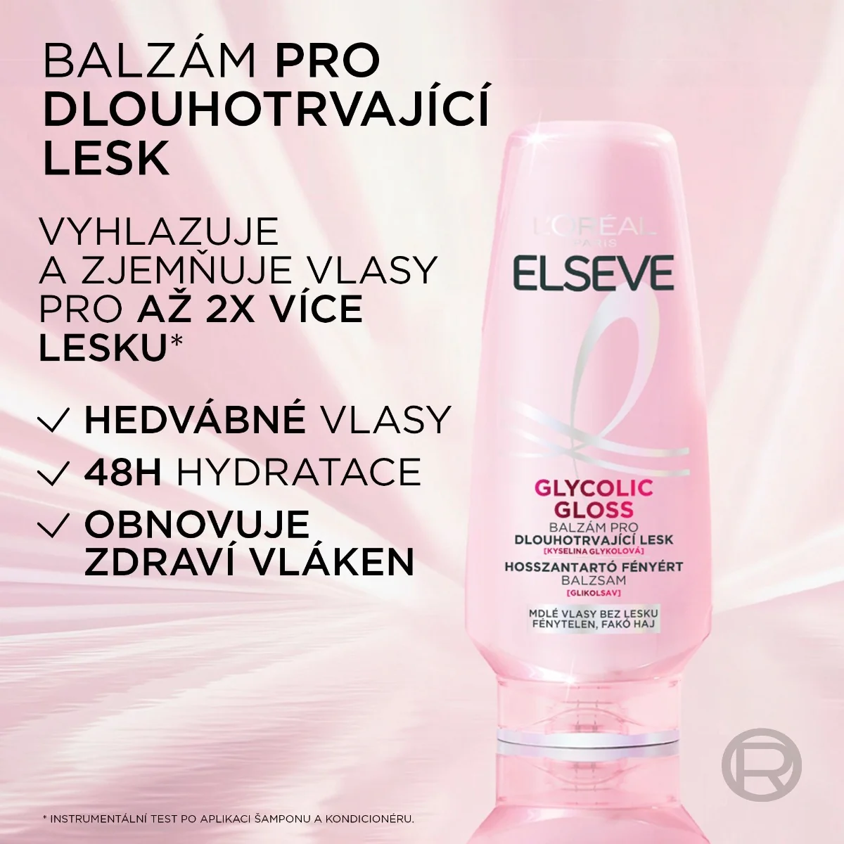 Loréal Paris Elseve Glycolic Gloss balzám 300 ml