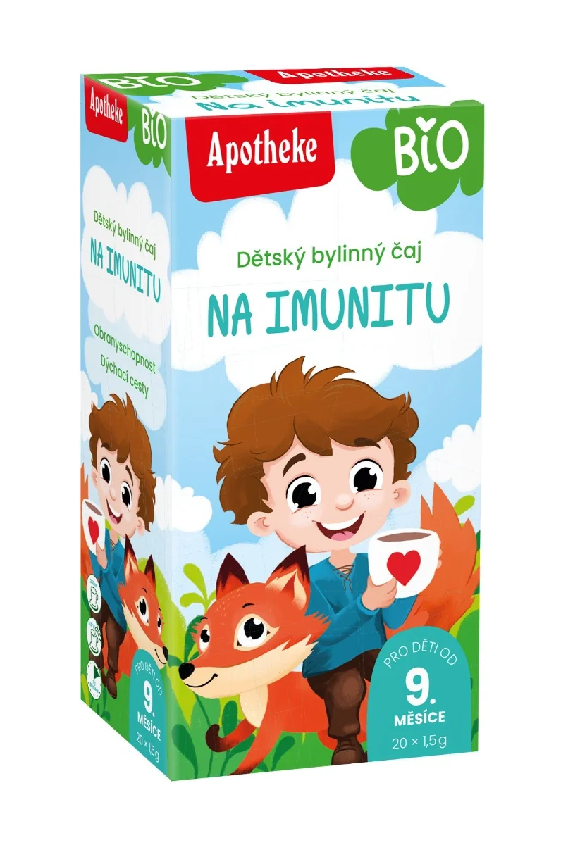 Apotheke BIO Dětský čaj na imunitu nálevové sáčky 20x1,5 g