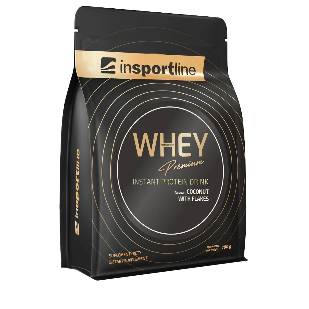 inSPORTline Protein WHEY Premium 700g čokoláda s lískovými oříšky