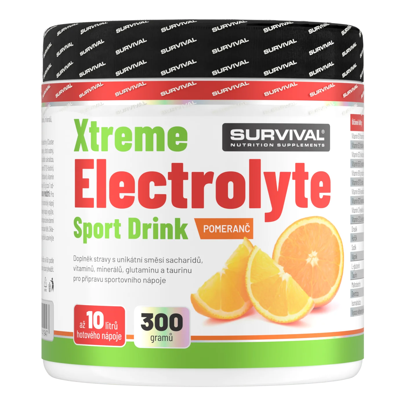 Survival Xtreme Electrolyte Sport Drink 300 g pomeranč