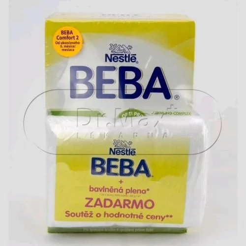 Nestlé Beba COMFORT 2 600g + bavlněná plena ZDARMA