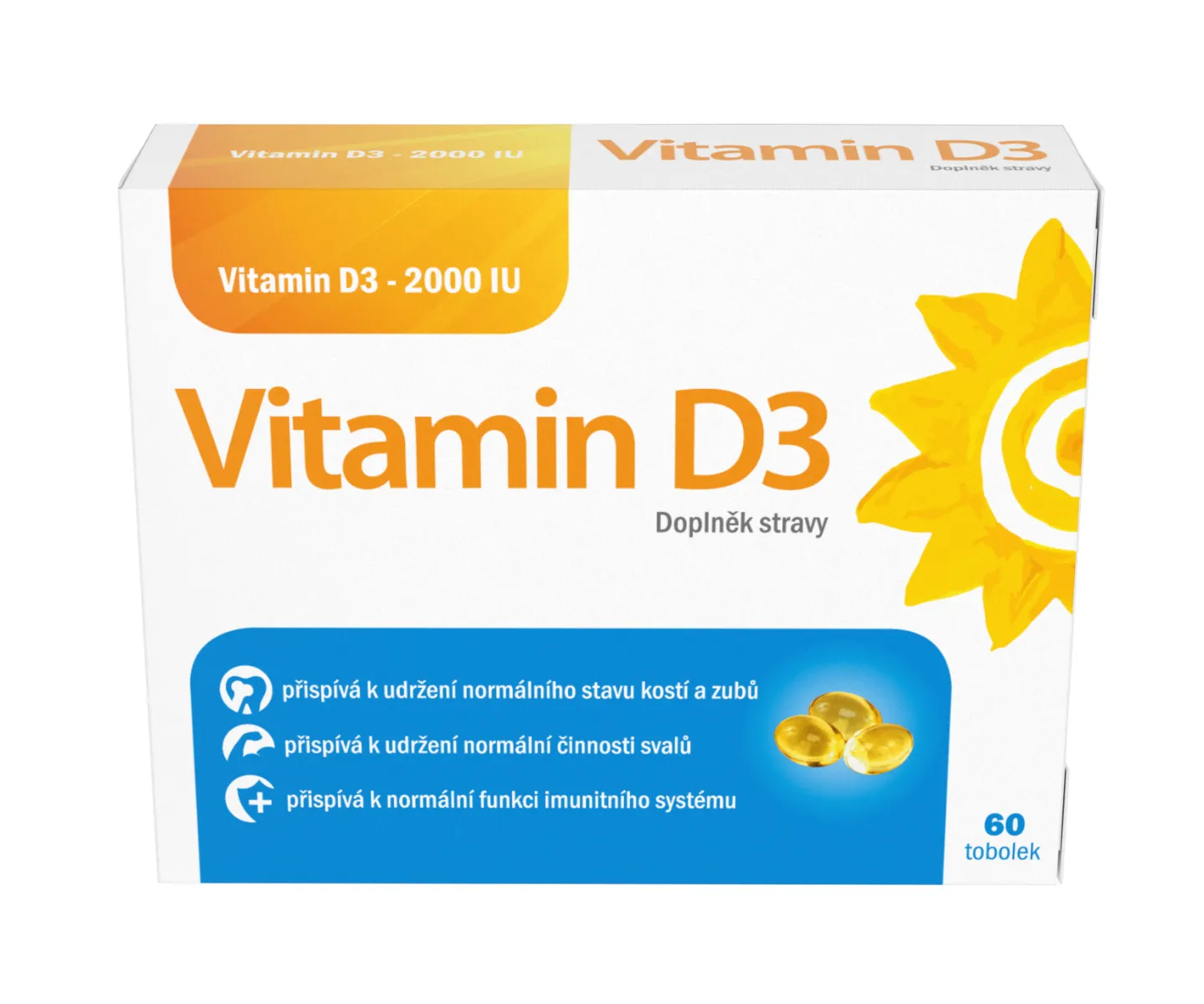 Vitamin D3 2000 IU 60 tobolek