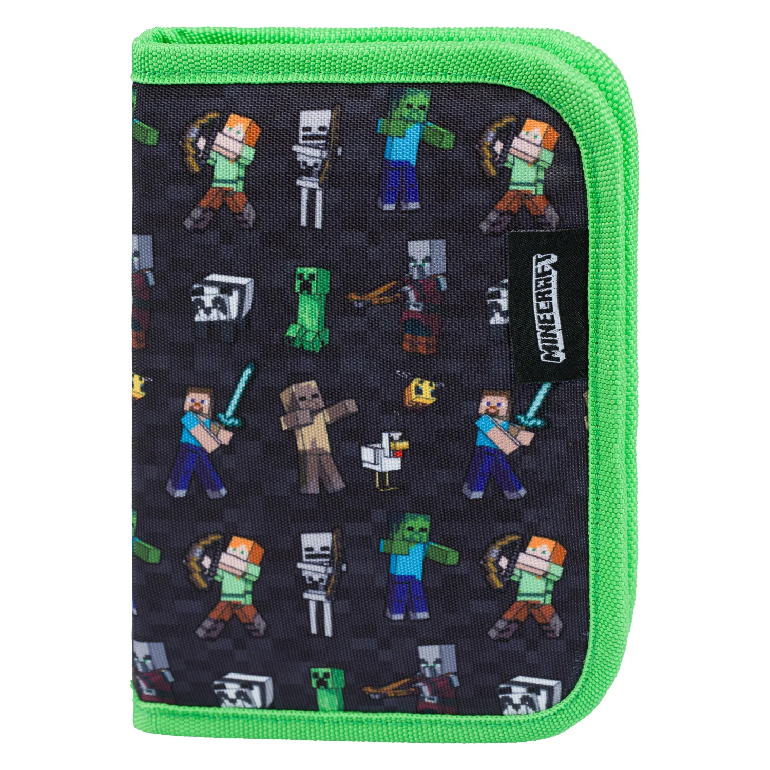 Baagl Školní penál jednopatrový Minecraft