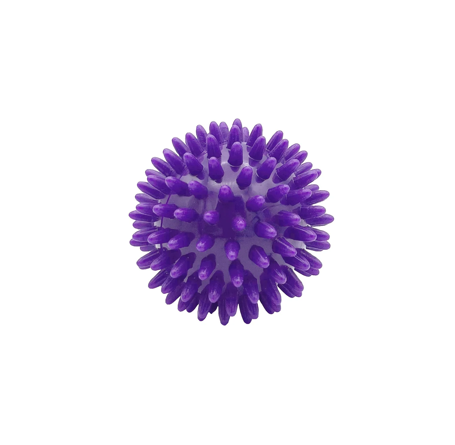 Rehabiq Masážní míček ježek 7 cm 1 ks fialový