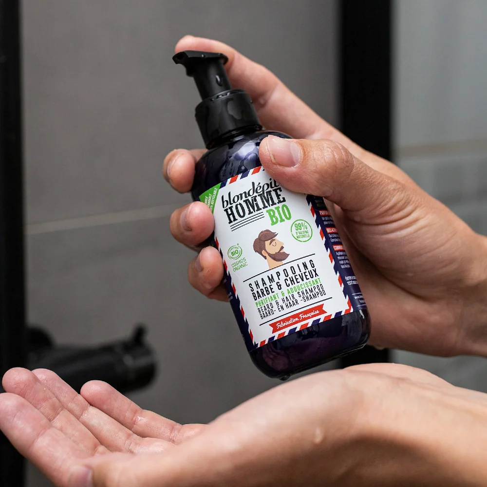 Blondépil Homme Bio šampon 3v1 na vlasy, vousy a tělo 200 ml