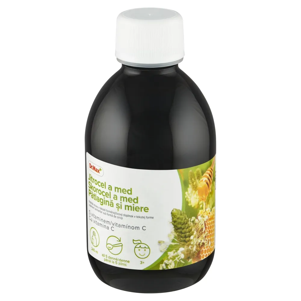 Dr. Max Jitrocel a med s vitaminem C 245 ml