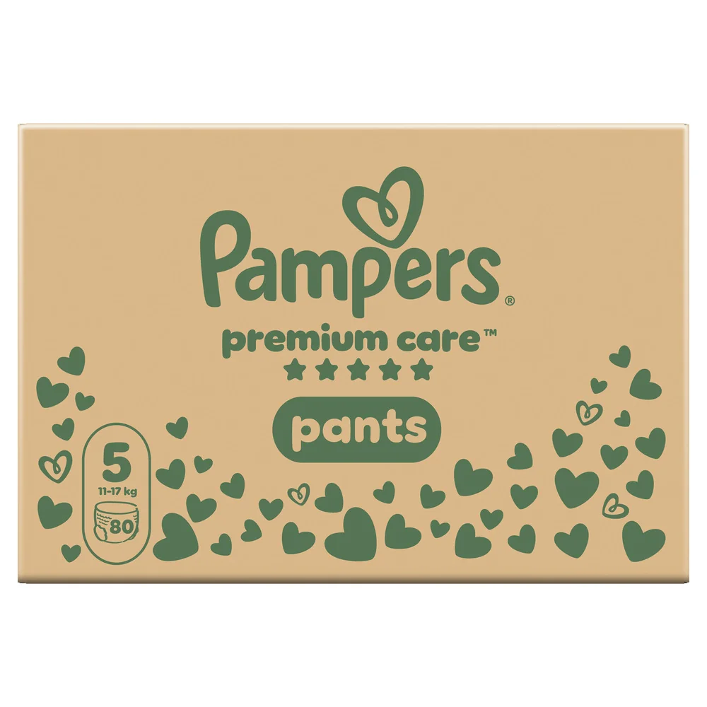 Pampers Premium Care Pants vel. 5 11-17 kg plenkové kalhotky 80 ks