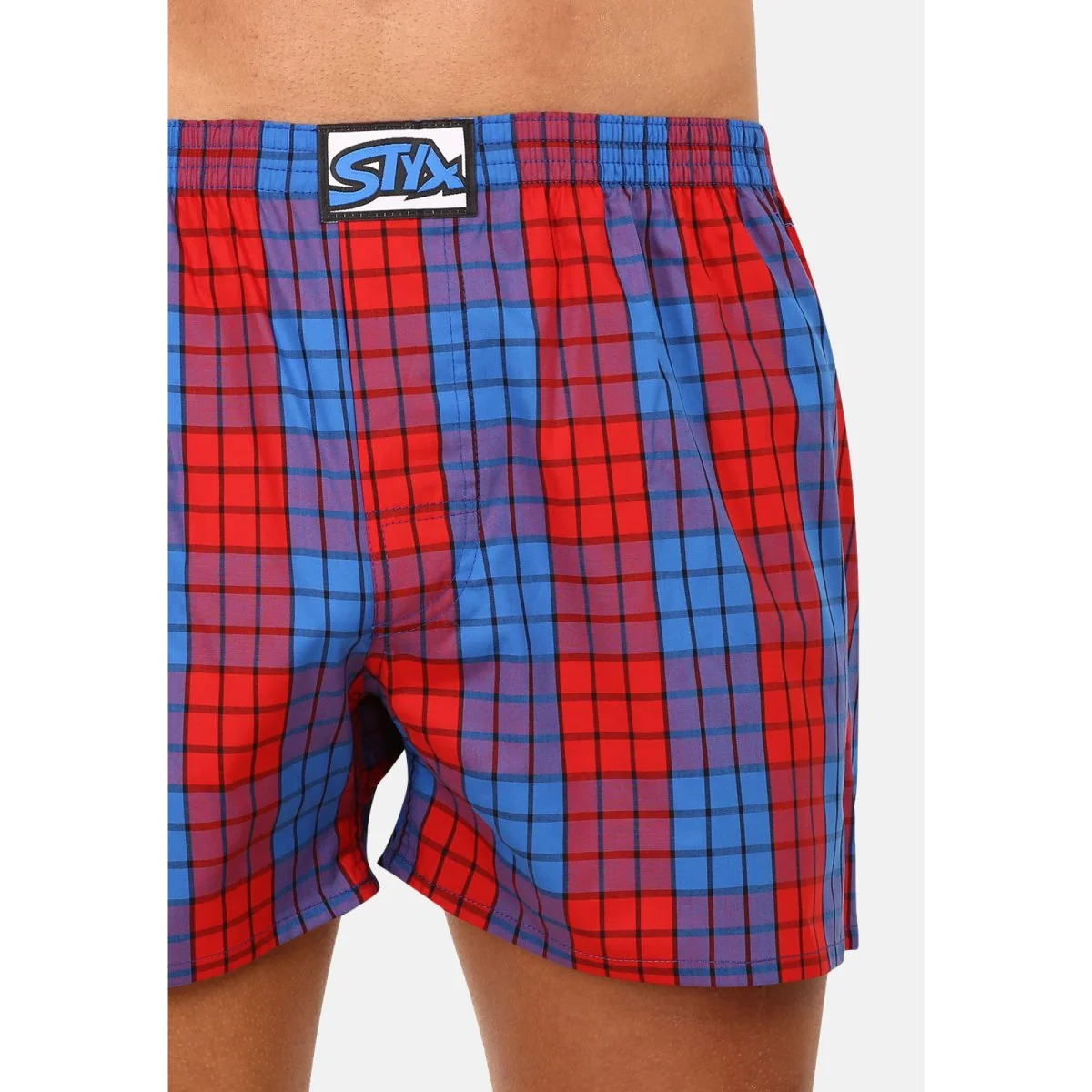 Styx Pánské trenky klasická guma vícebarevné (A1001) XL
