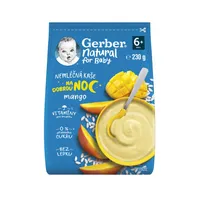 Gerber Natural Nemléčná kaše na dobrou noc mango 6m+