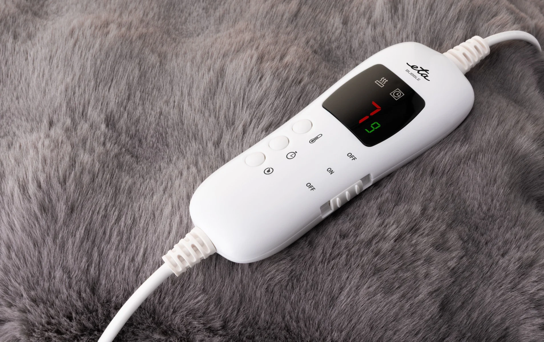 ETA Bubble Elektrická vyhřívací deka 632590000 šedá