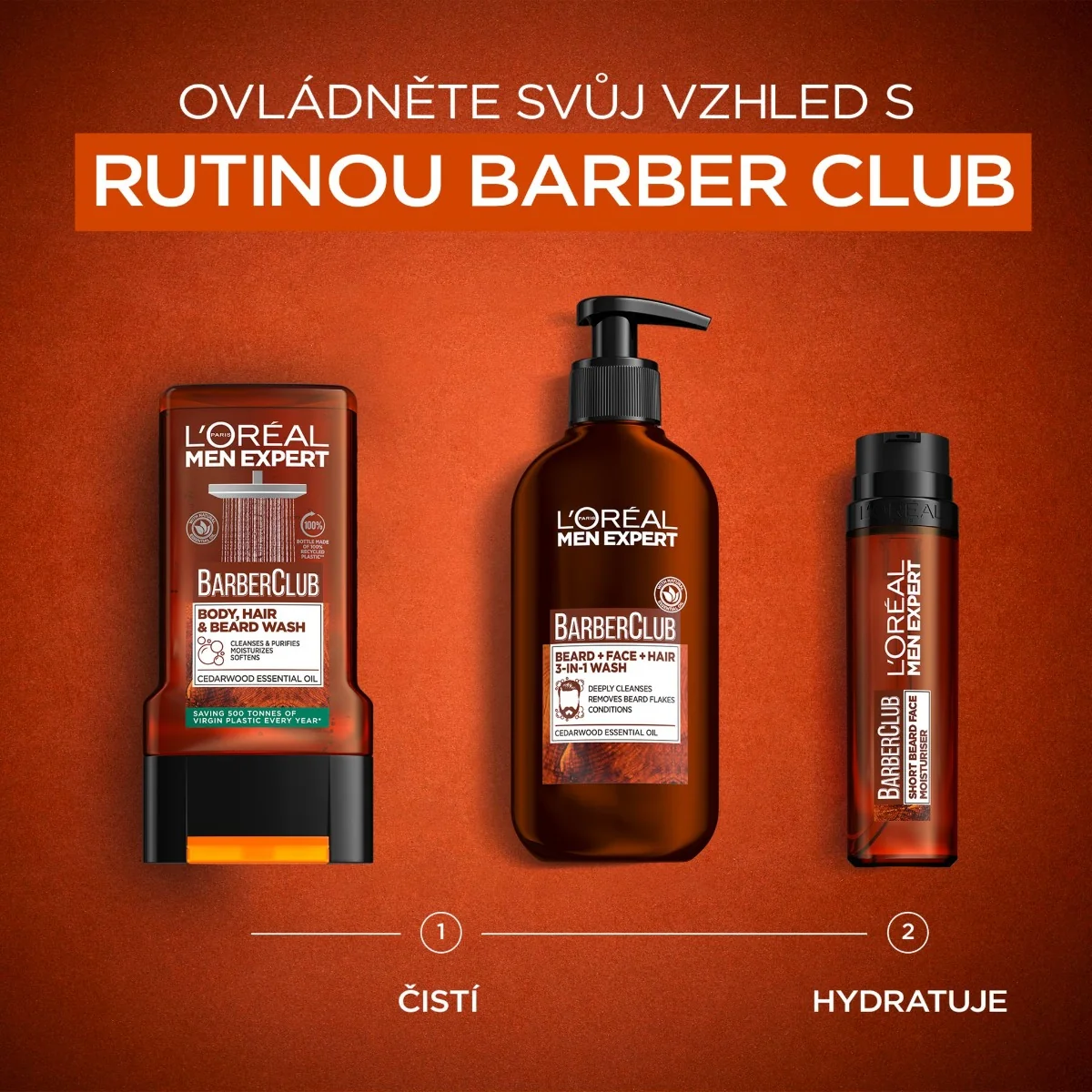 Loréal Paris Men Expert Barber Club sprchový gel 300 ml