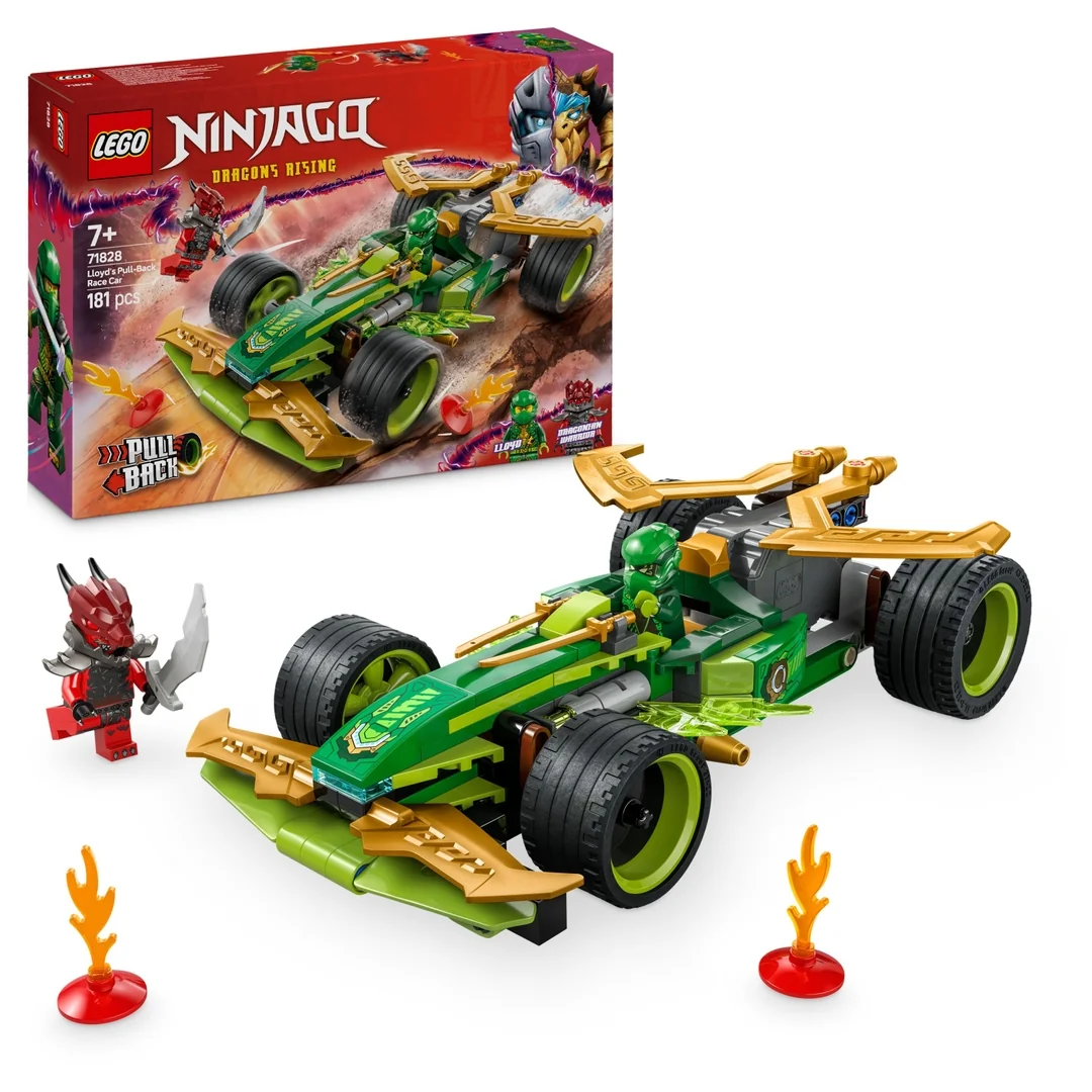 LEGO® Ninjago® 71828 Lloydovo závodní auto s natahovacím motorem