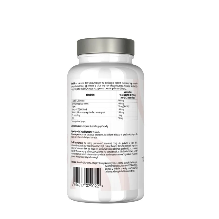 Best Lab BestLife pro energetický metabolismus 60 kapslí
