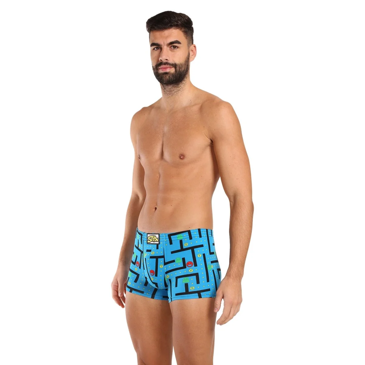 Styx Pánské boxerky art klasická guma hra (Q1259) L