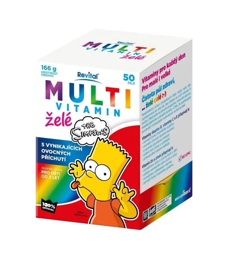 The Simpsons Multivitamin želé 50 ks