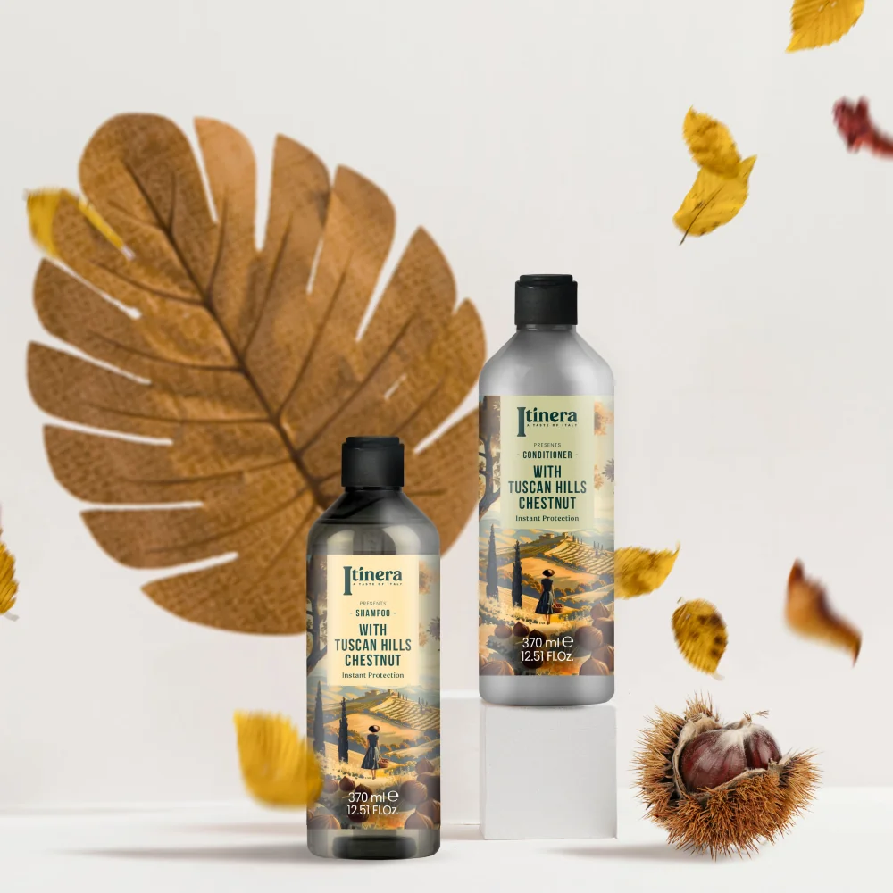 Itinera Šampon pro ochranu vlasů kaštan z Toskánska 370 ml