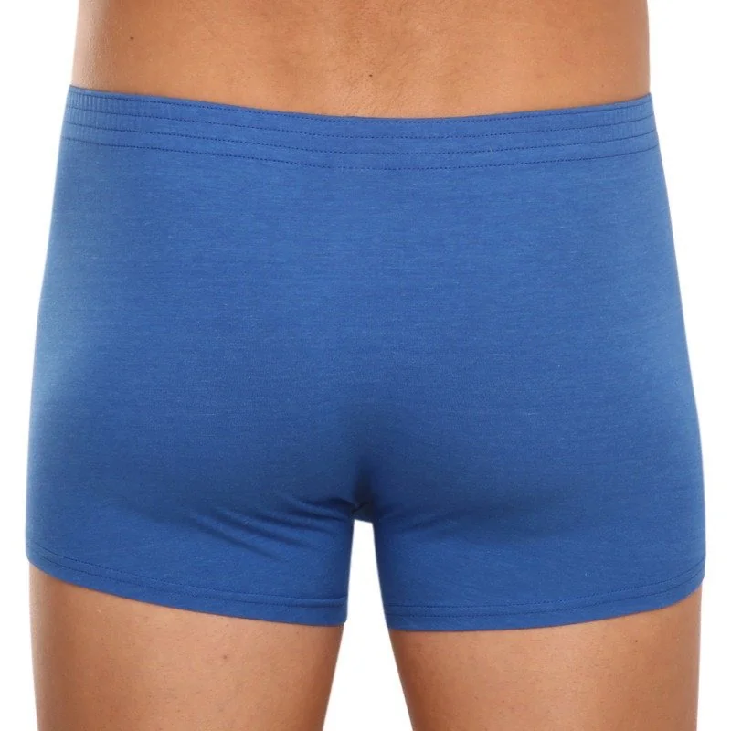 Styx Pánské boxerky klasická guma modré (Q967) M