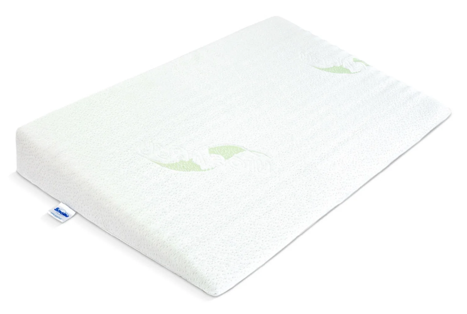 SENSILLO Polštář klín do postýlky Luxe Aloe Vera, 38x60cm