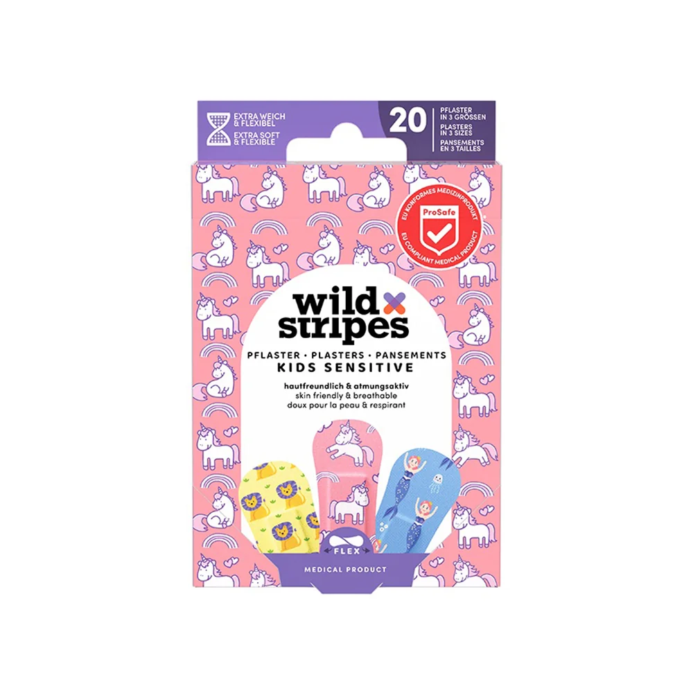 Wild Stripes Kids Sensitive Fantasy náplasti 20 ks