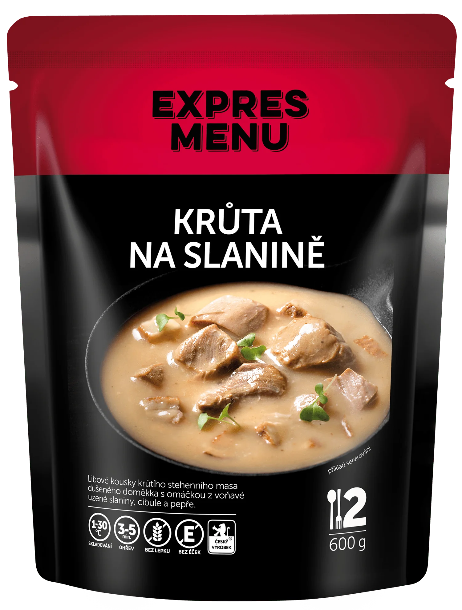 EXPRES MENU Krůta na slanině 600 g (2 porce)