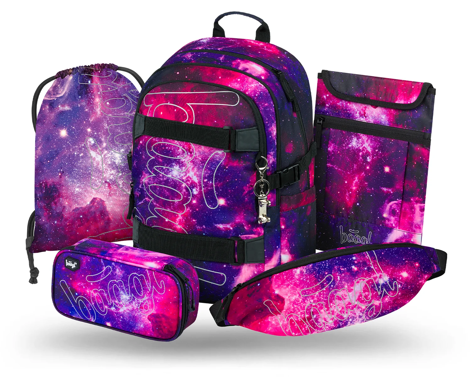 Baagl Školní set Skate Galaxy III